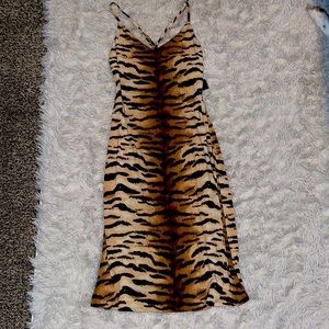 Tiger print dress